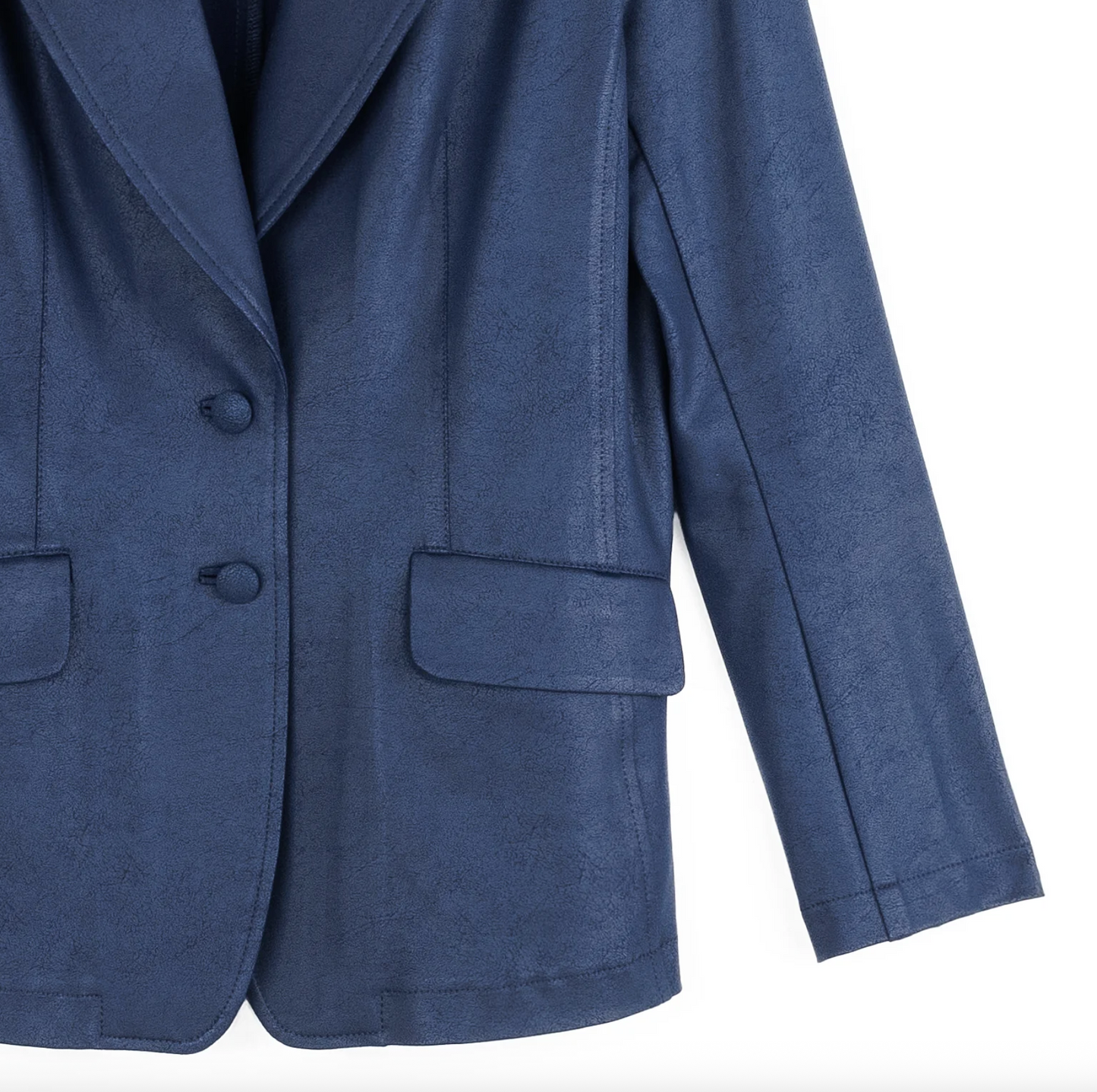 Liquid Leather™ Signature Pocket Blazer - Navy