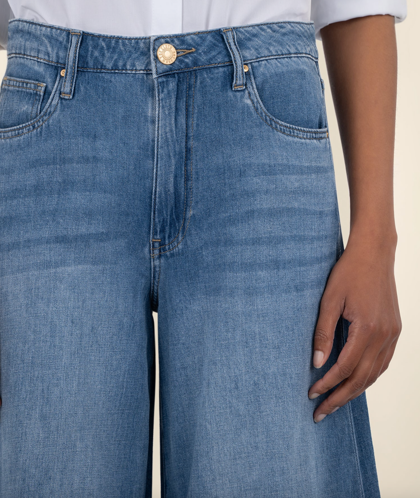 Blake Crop Wide Leg Denim