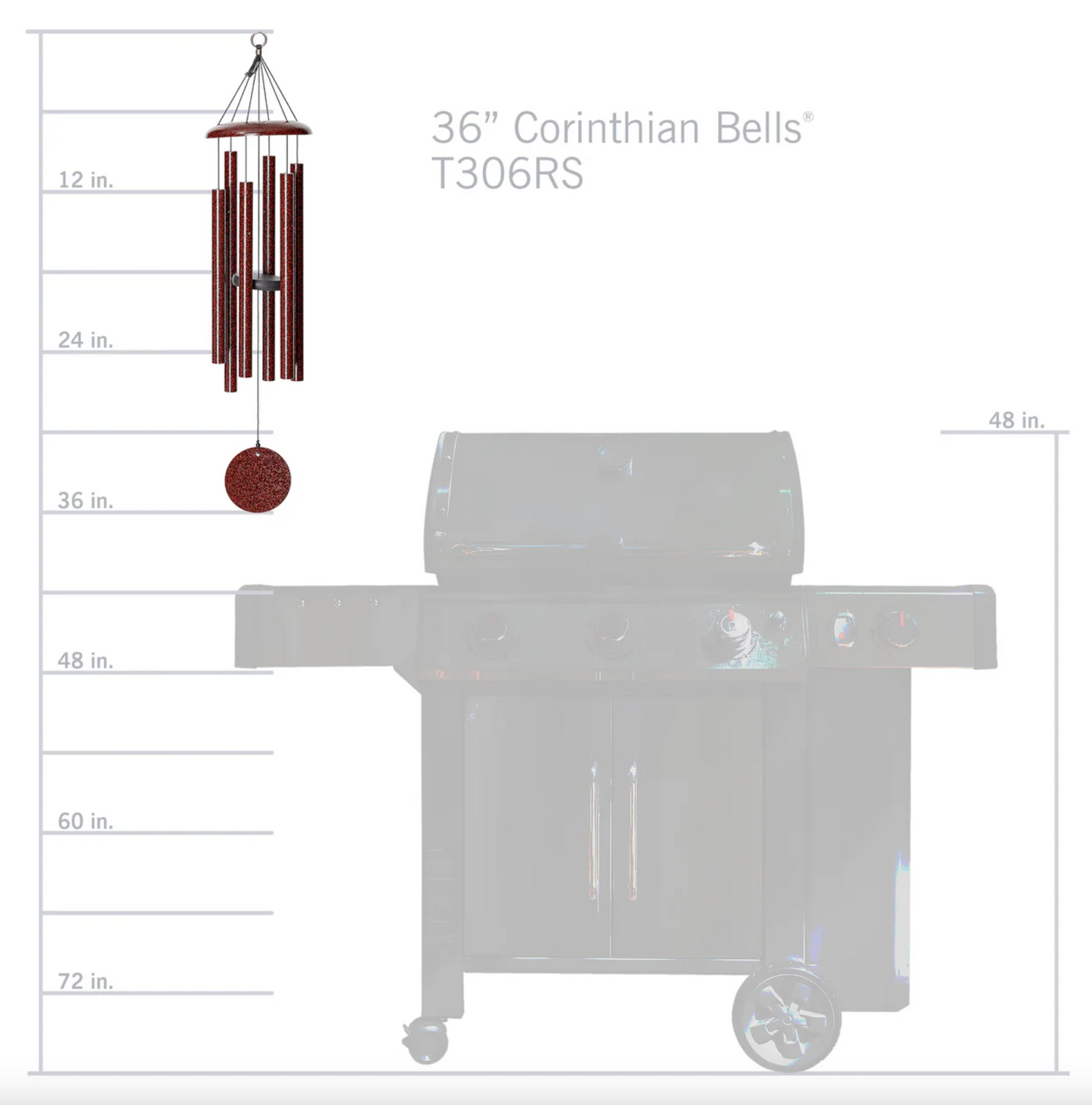 Corinthian Bells® 36" Windchime