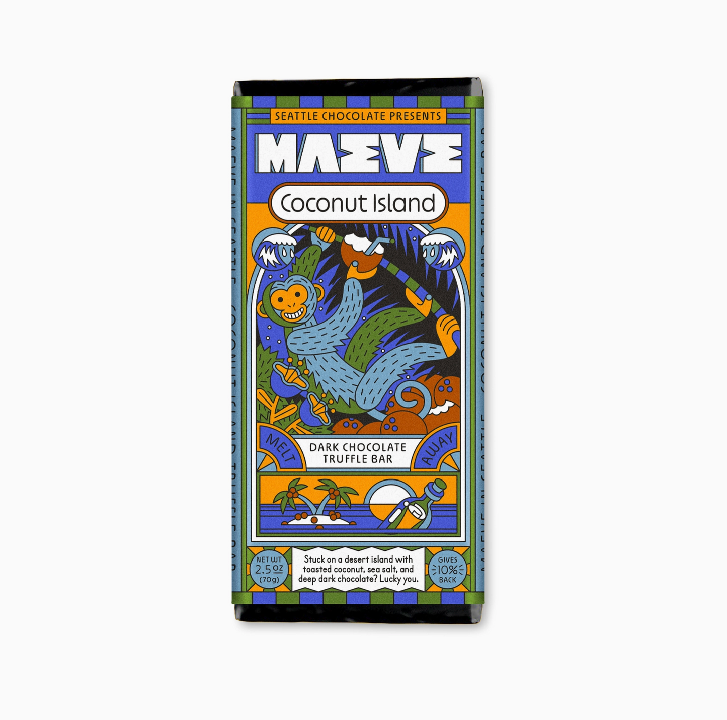 Coconut Sea Salt Truffle Bar