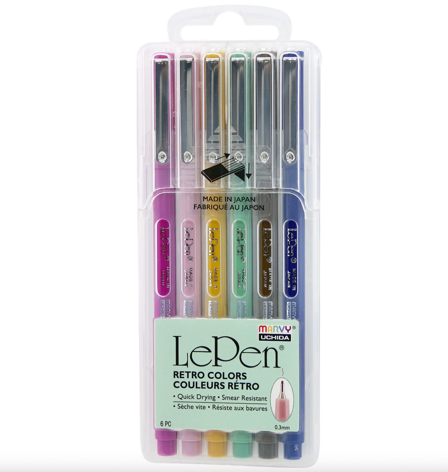 Le Pen Retro 6 Piece Set