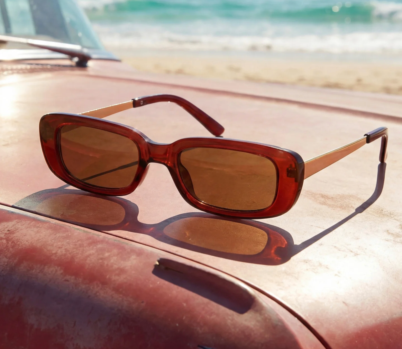 Adley Crystal Brown / Brown Polarized Lens