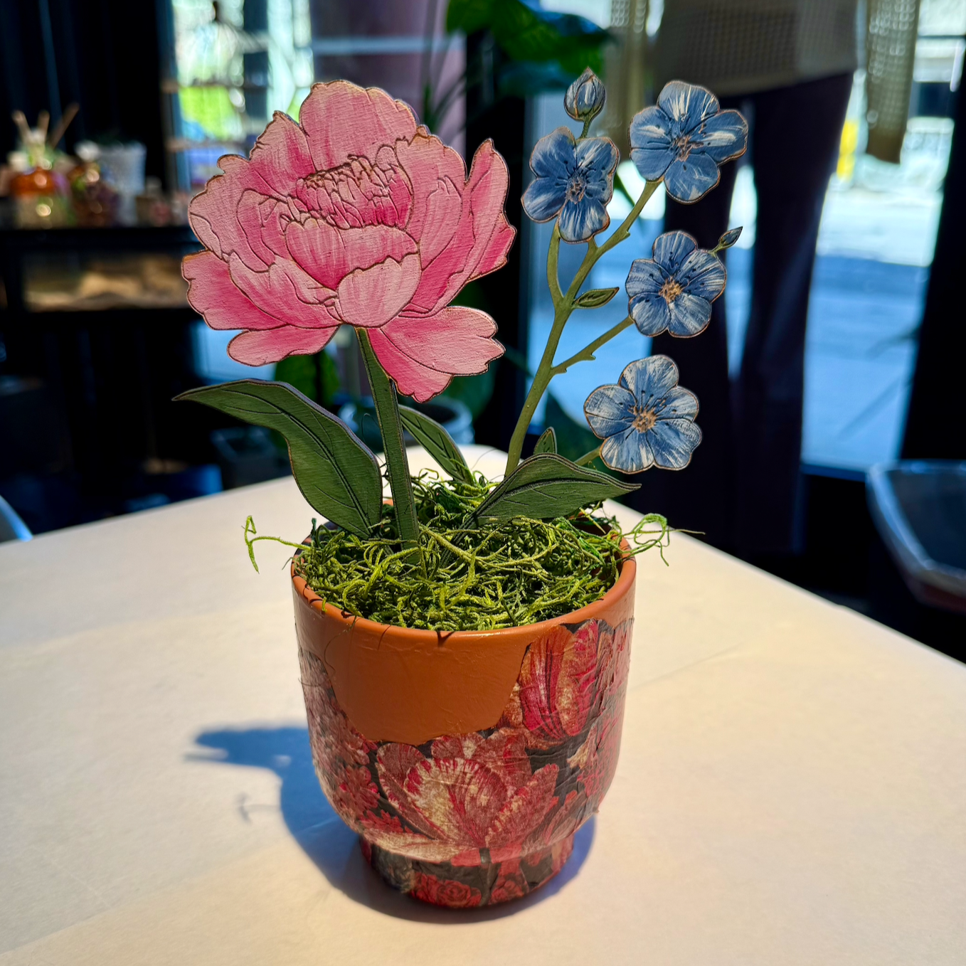 Floral Potted Arrangement Craft