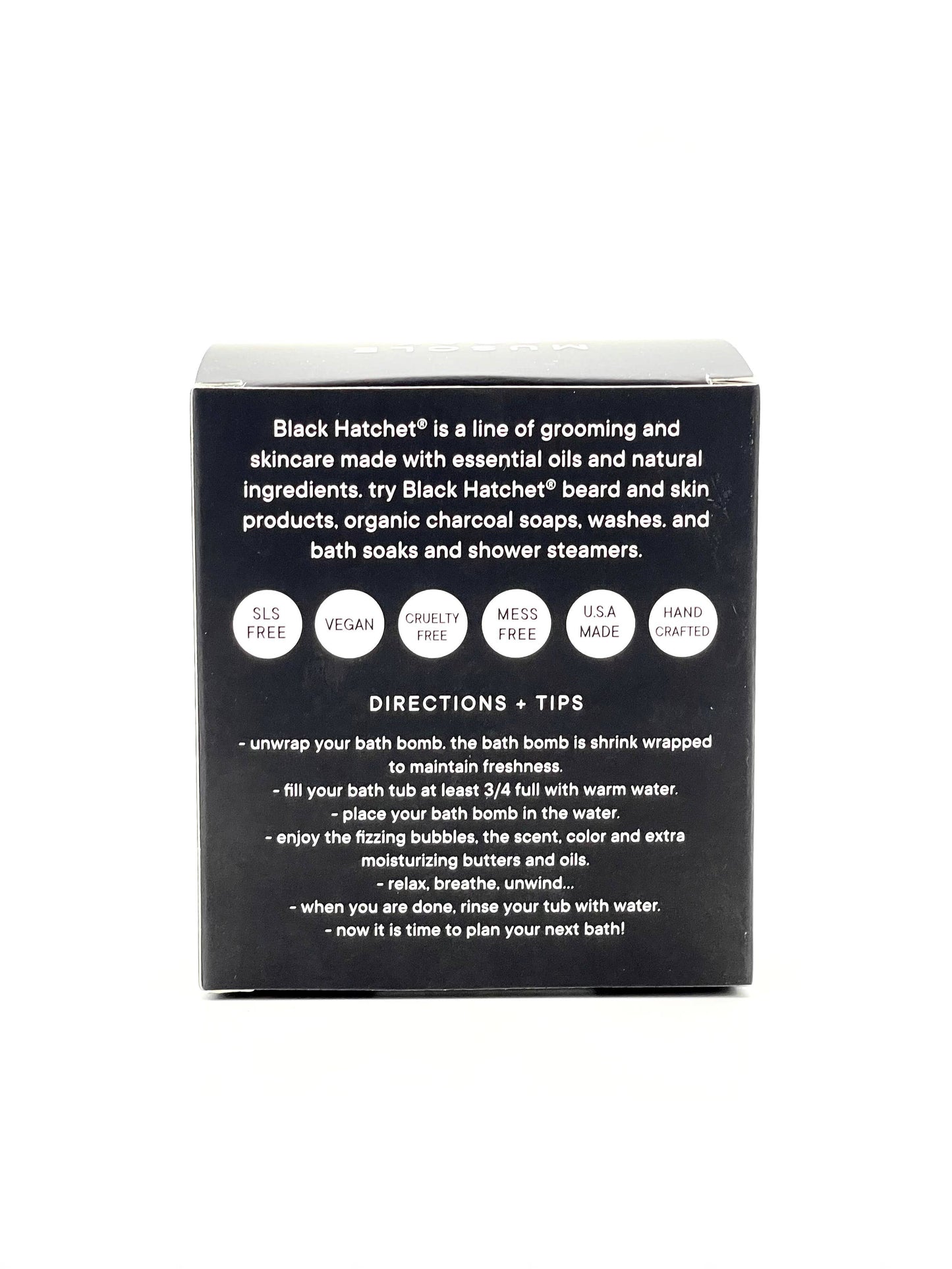 Black Hatchet Bath Bomb | Gift for Men