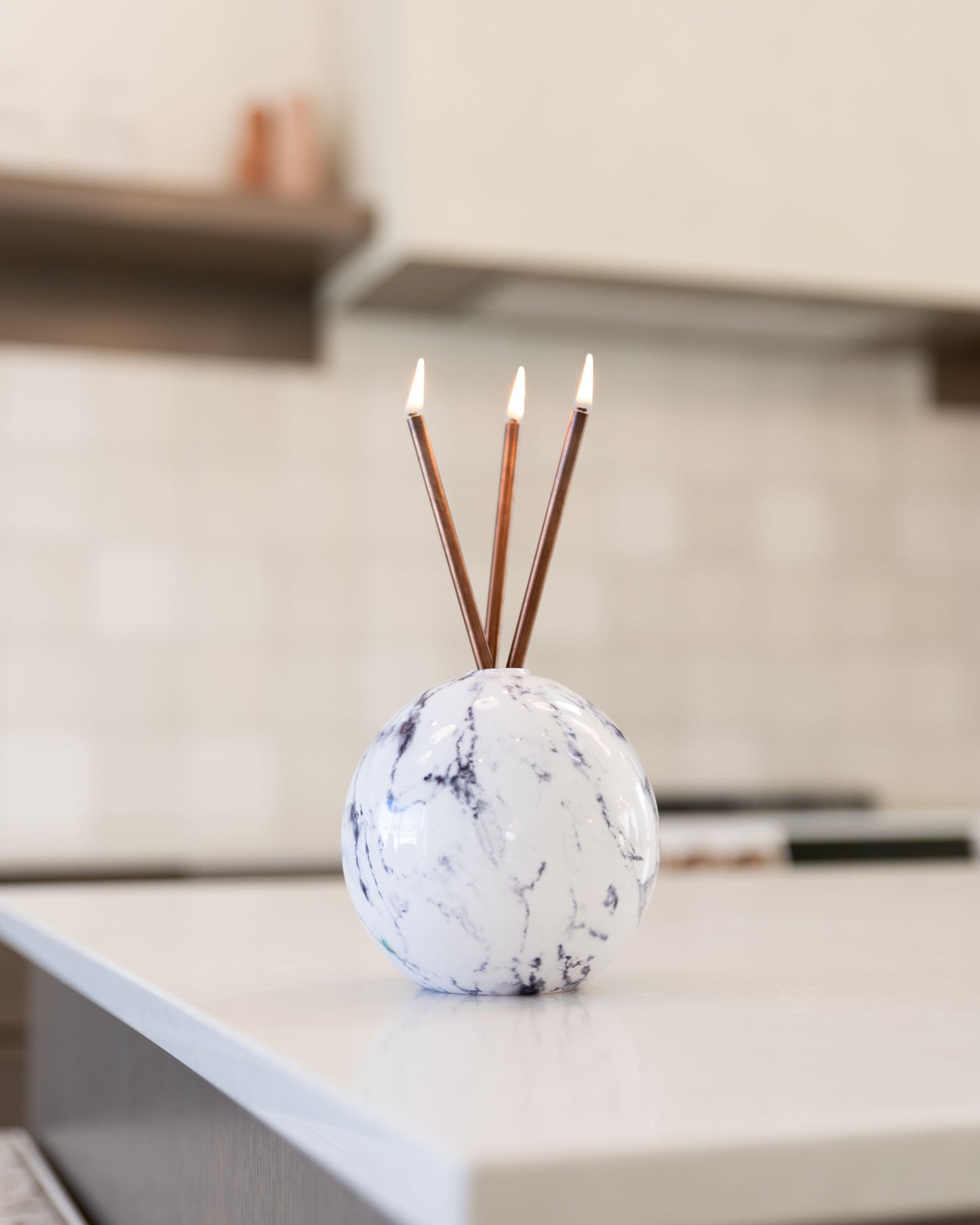 Neva Vase - White Marble
