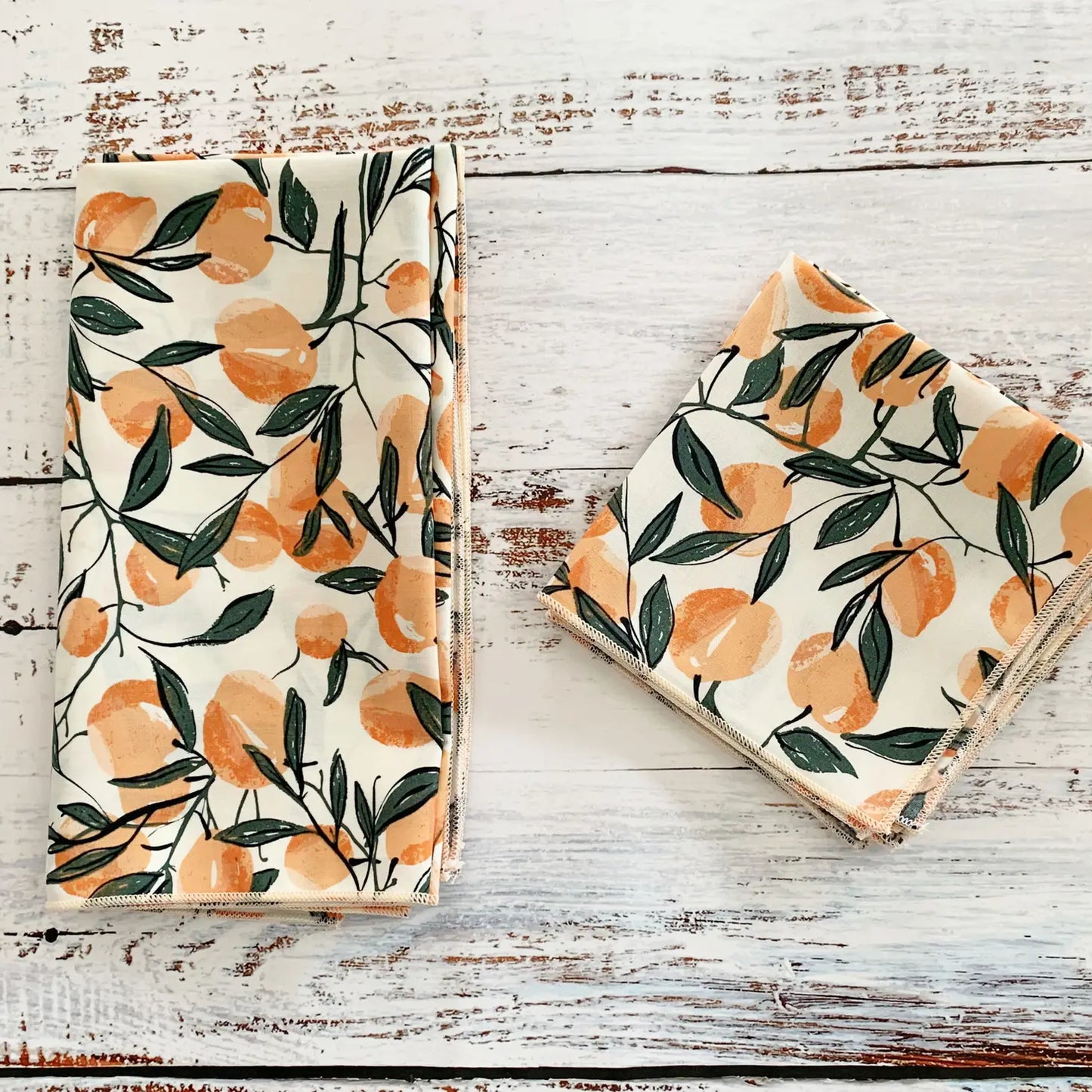 Apricot Cloth Napkins - Set of 4