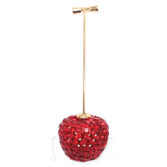 Crystal Cherry Drop Earrings
