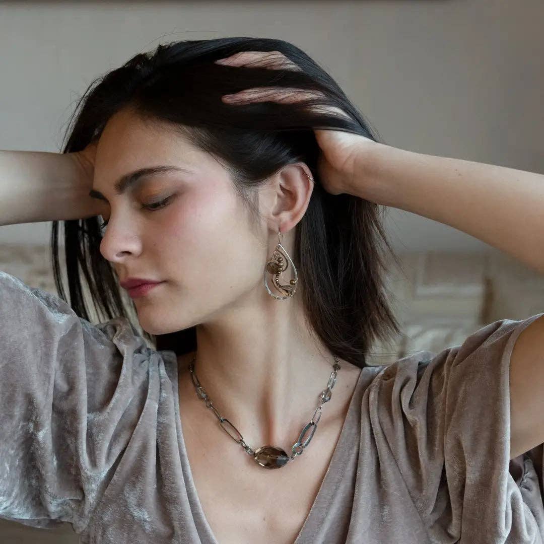 Smokey Quartz Earrings