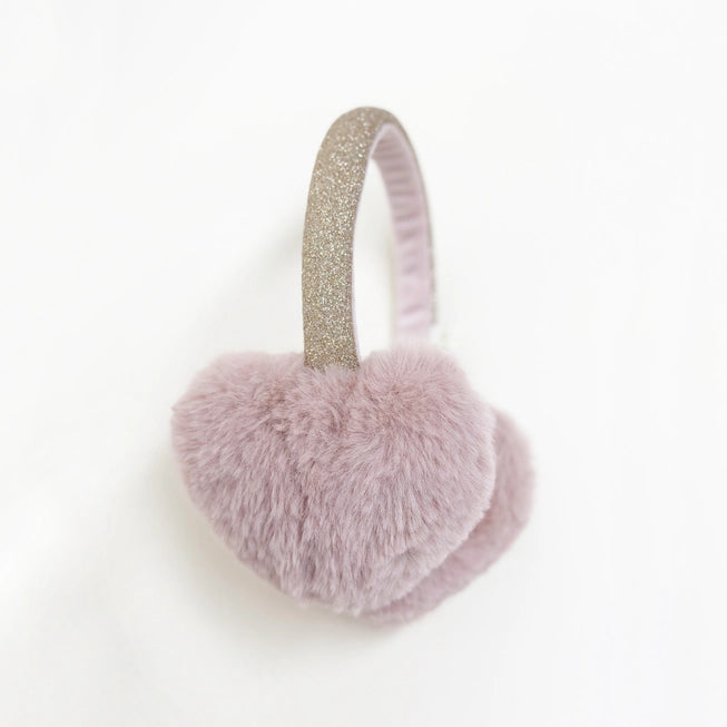 Fluffy Love Heart Earmuffs