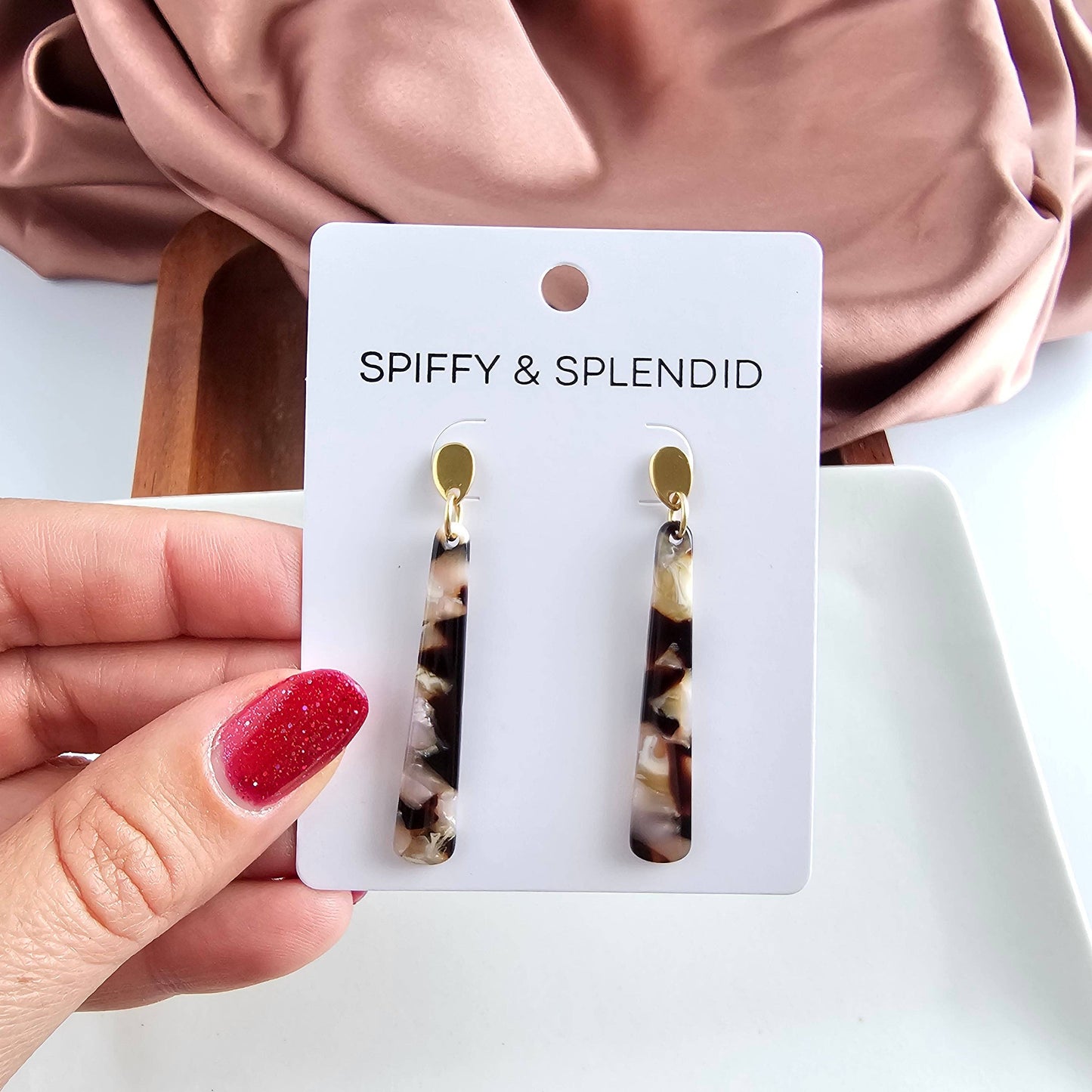 Blair Earrings - Chai Tea