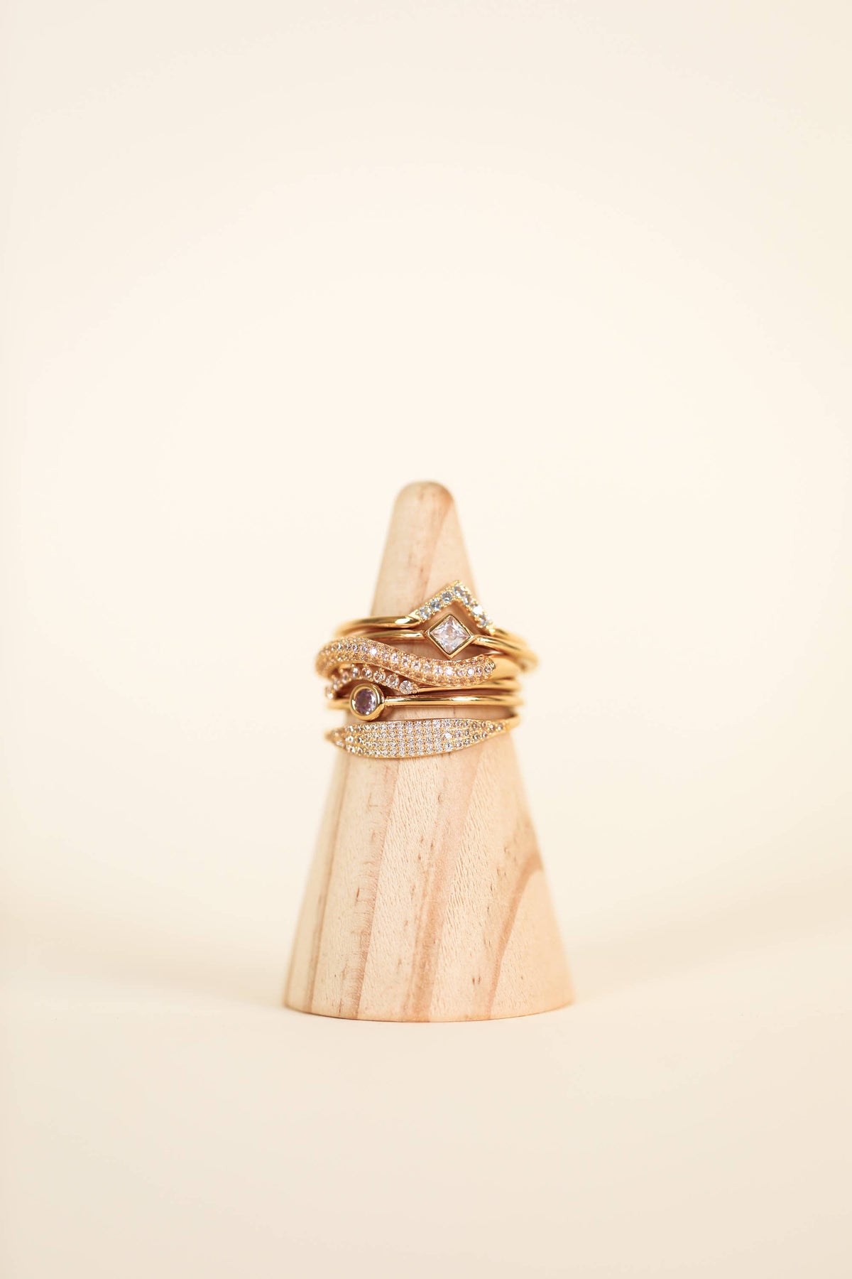 Tapered Pave Ring