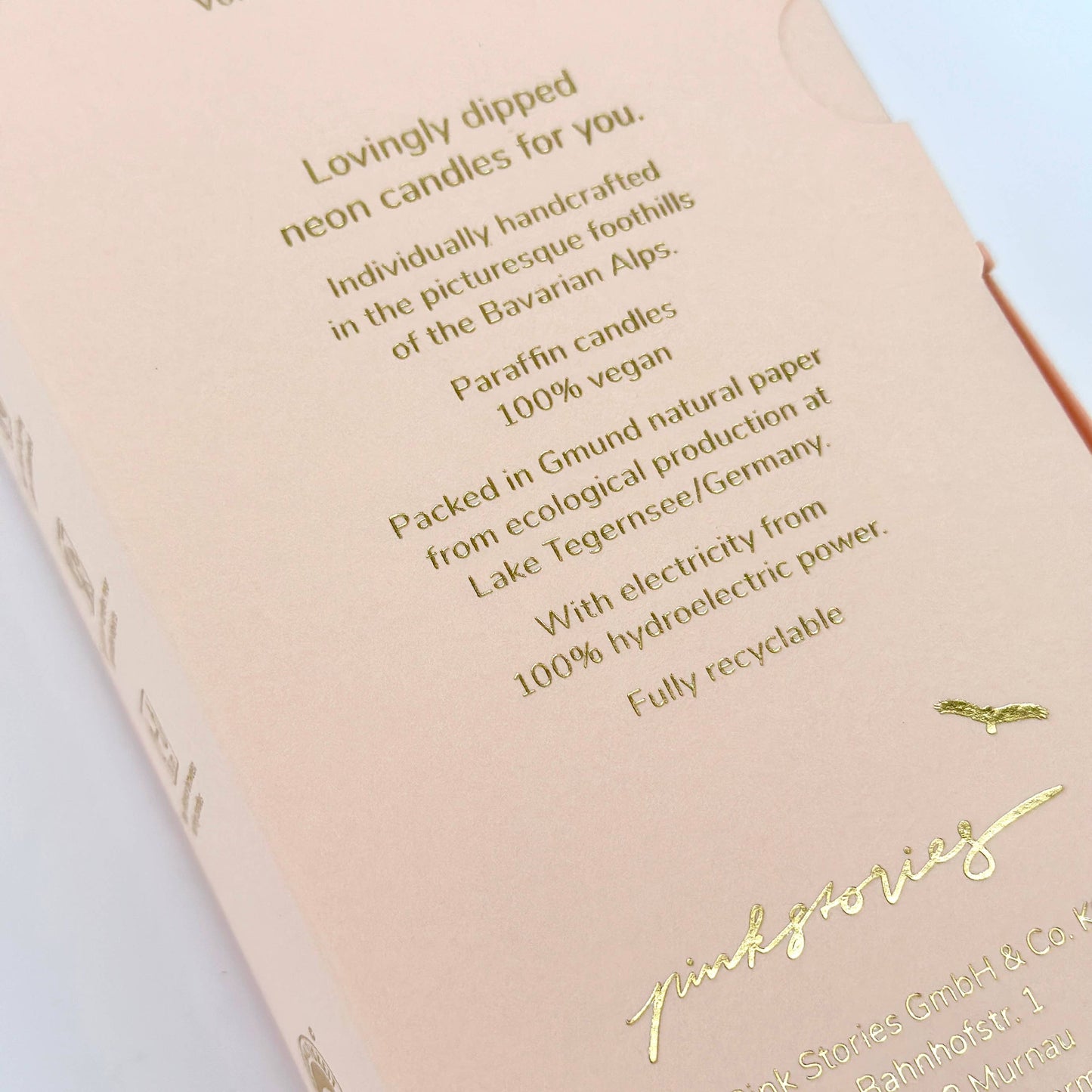 Dip Dye Swirl Candle - Sunset Disco