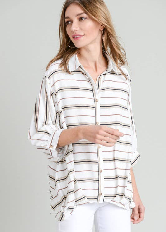 Striped Relaxed Fit Tunic