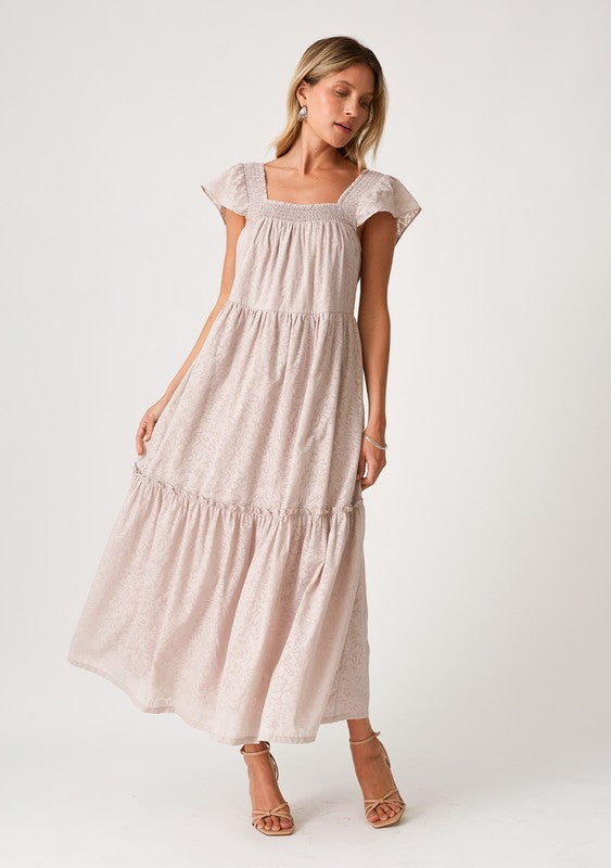 Garden Party Smocked Maxi Dress