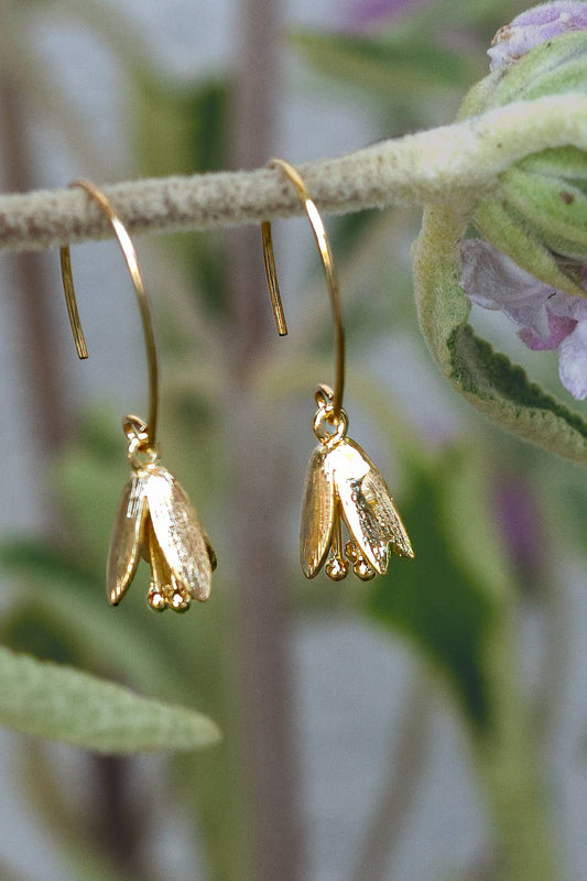 Courtney Tulip Earrings - Gold or Silver