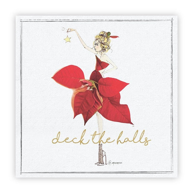 Cocktail Napkin - Deck the Halls