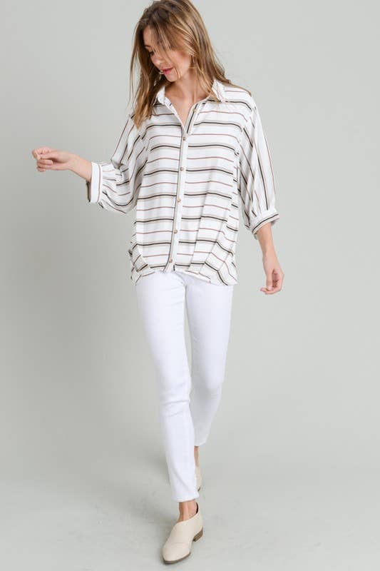 Striped Relaxed Fit Tunic