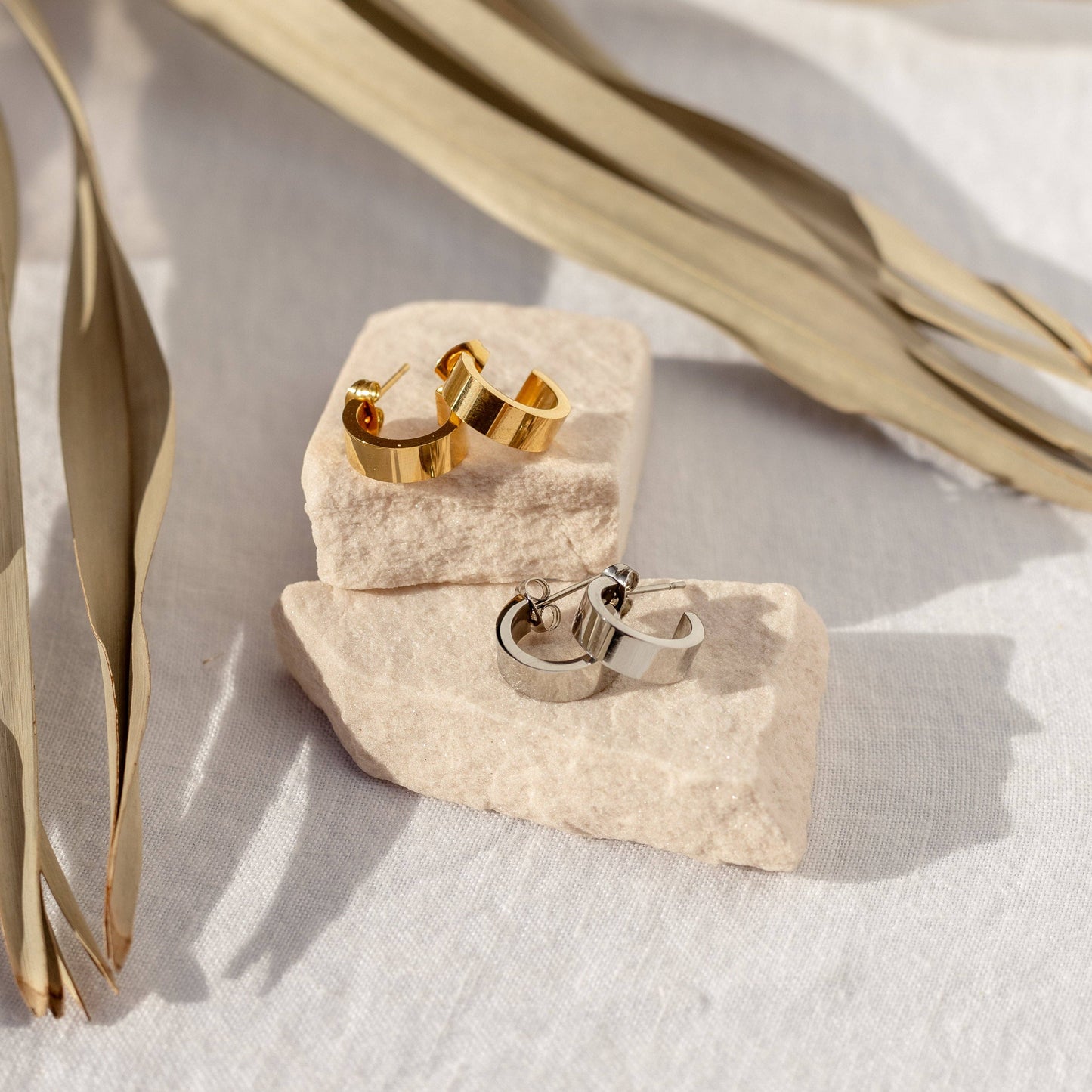 Sable Hoops - Silver or Gold