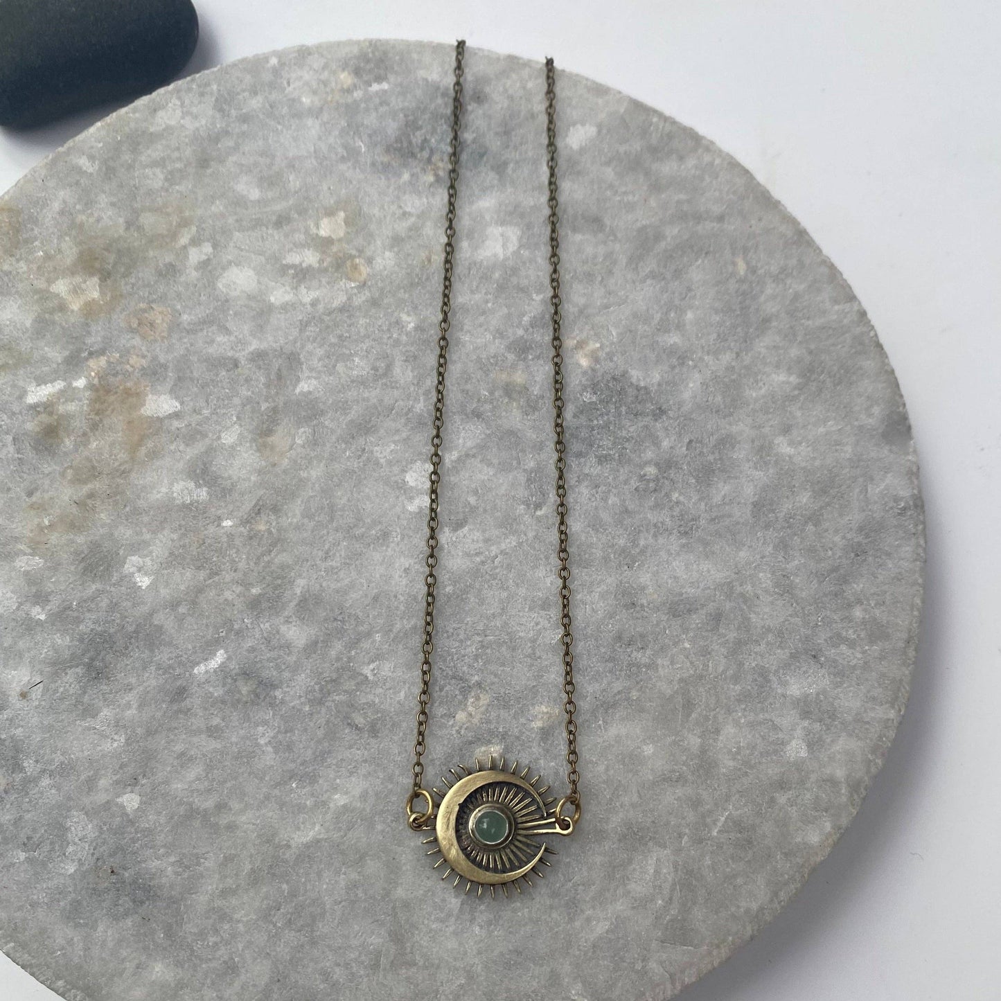 Eclipse Necklace with Aventurine