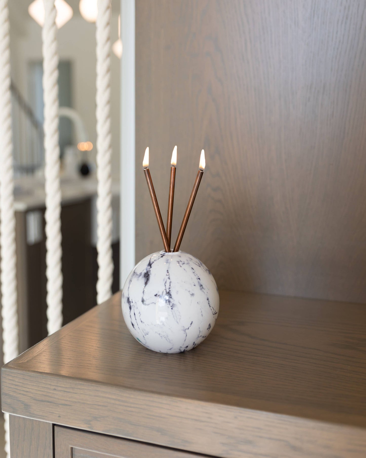 Neva Vase - White Marble
