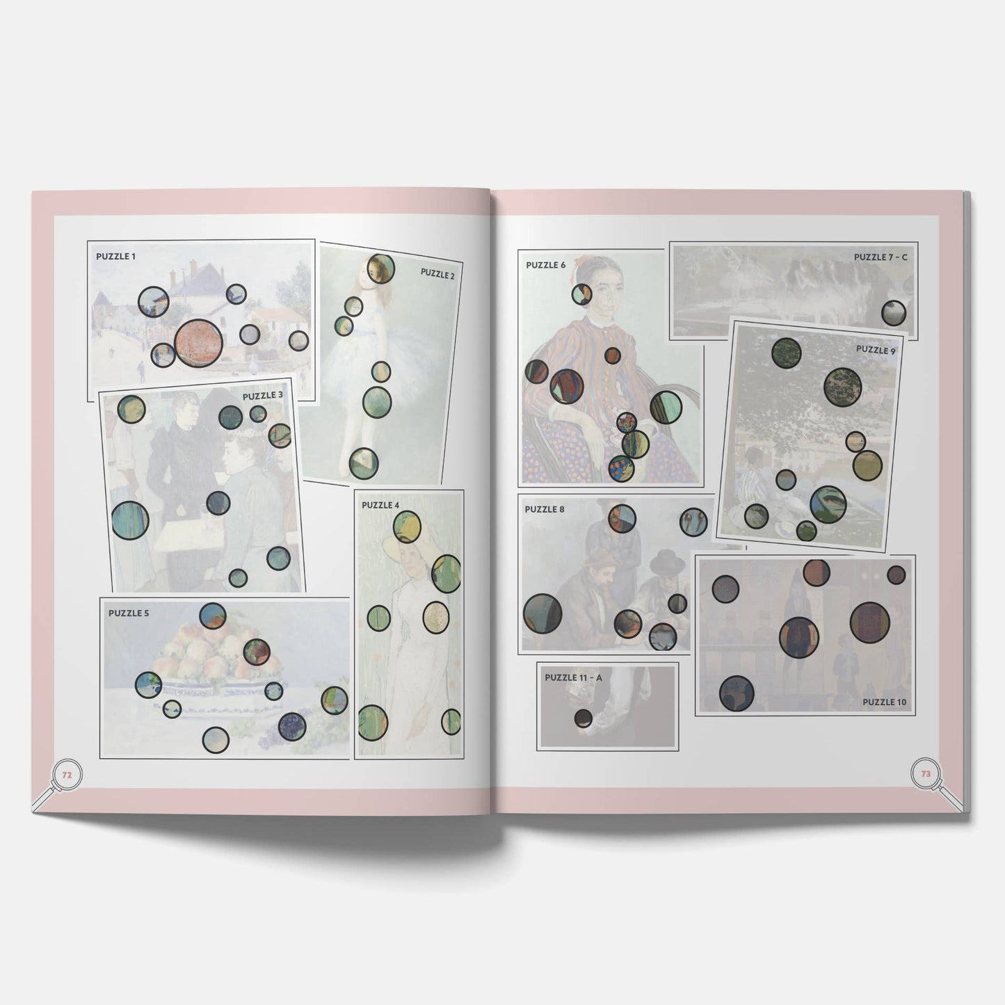 Famous Artwork Spot the Difference Puzzles, Activity Book