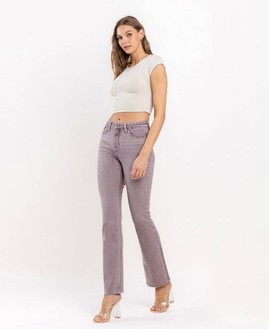 Burnt Rose Mid Rise Jean