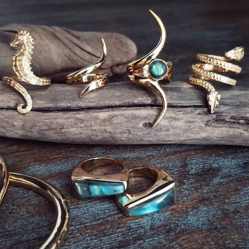 Labradorite Dream Ring - Size 6