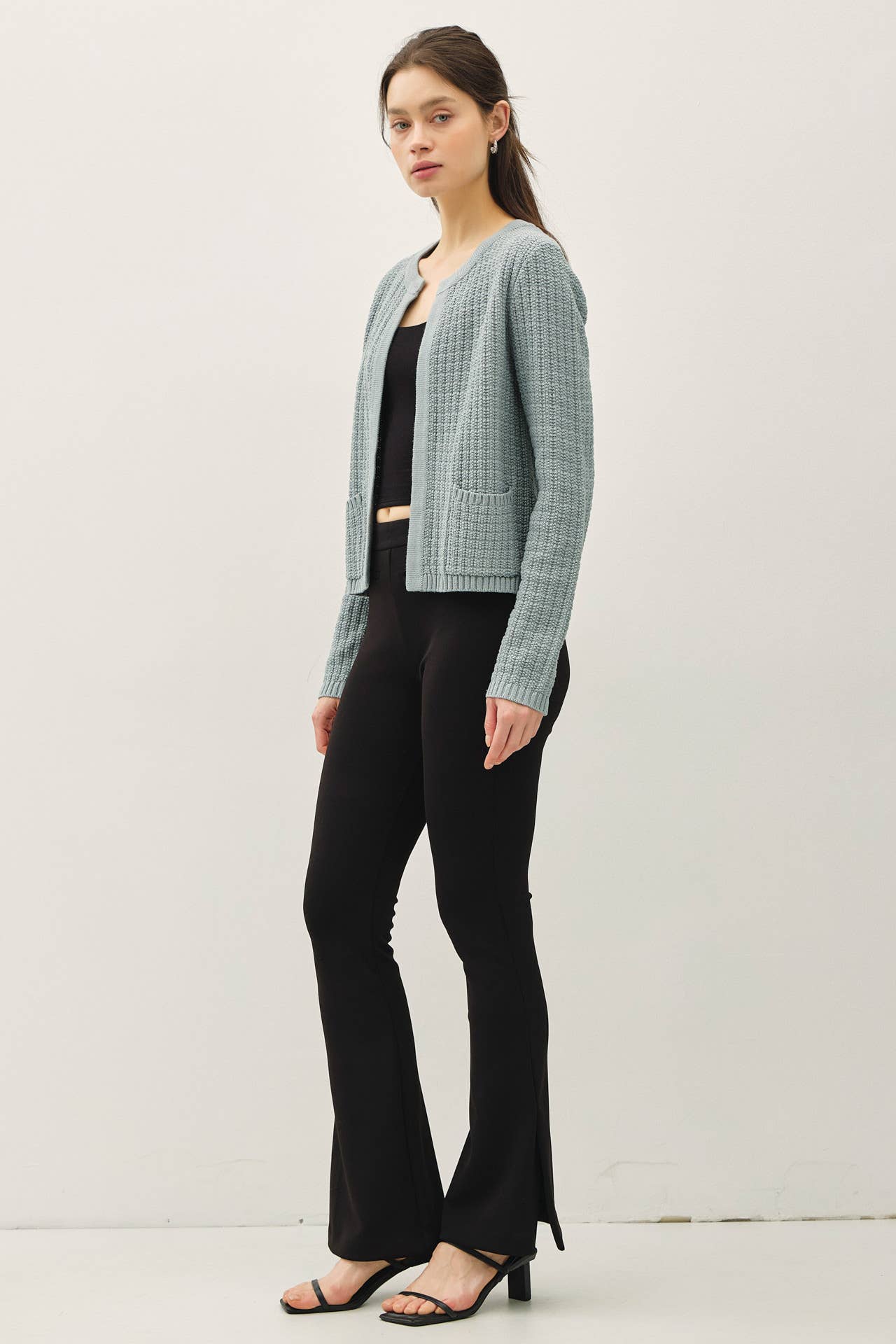 Eloise Open Front Cardigan