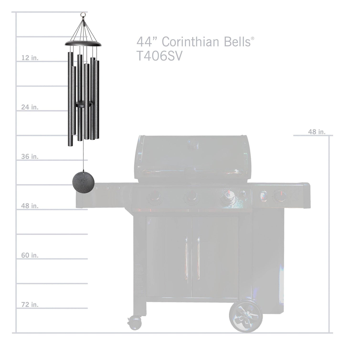 Corinthian Bells® 44" Windchime