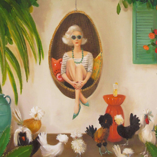 Extraordinary Chickens Art Print - 8.5" X 11"
