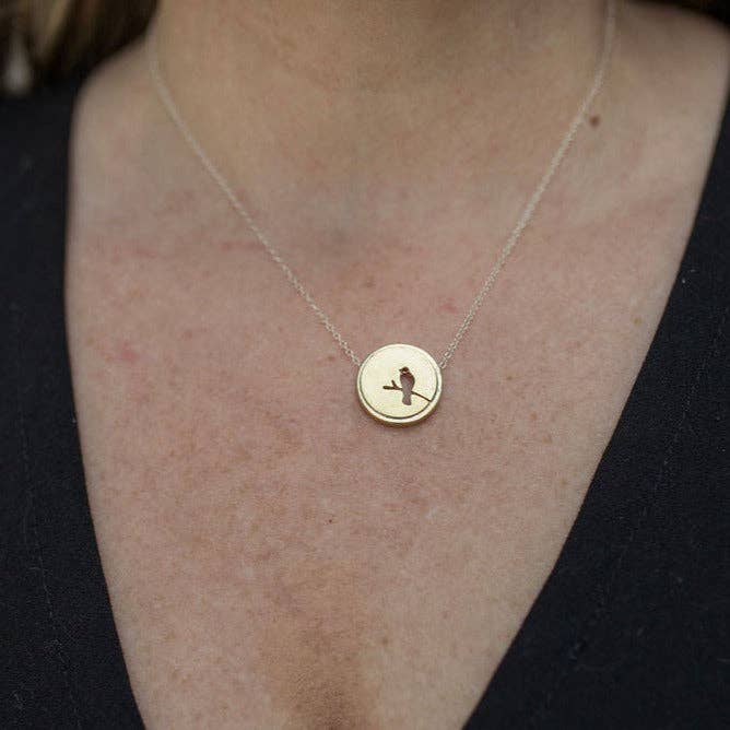Bird On A Wire Necklace