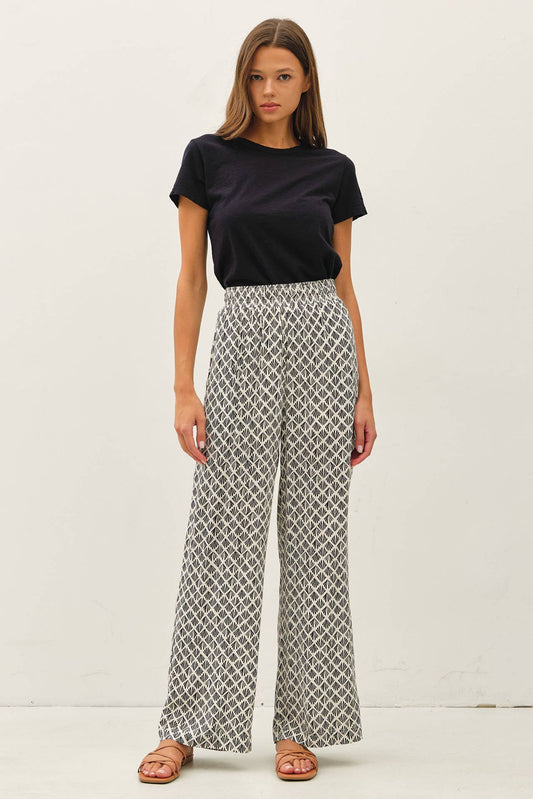 Elle Printed Flowy Pant