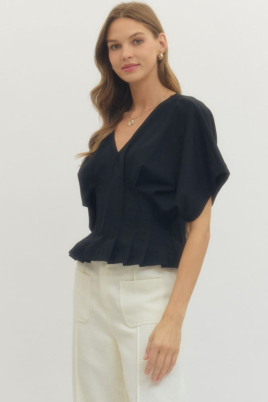 Savannah Pleated Top