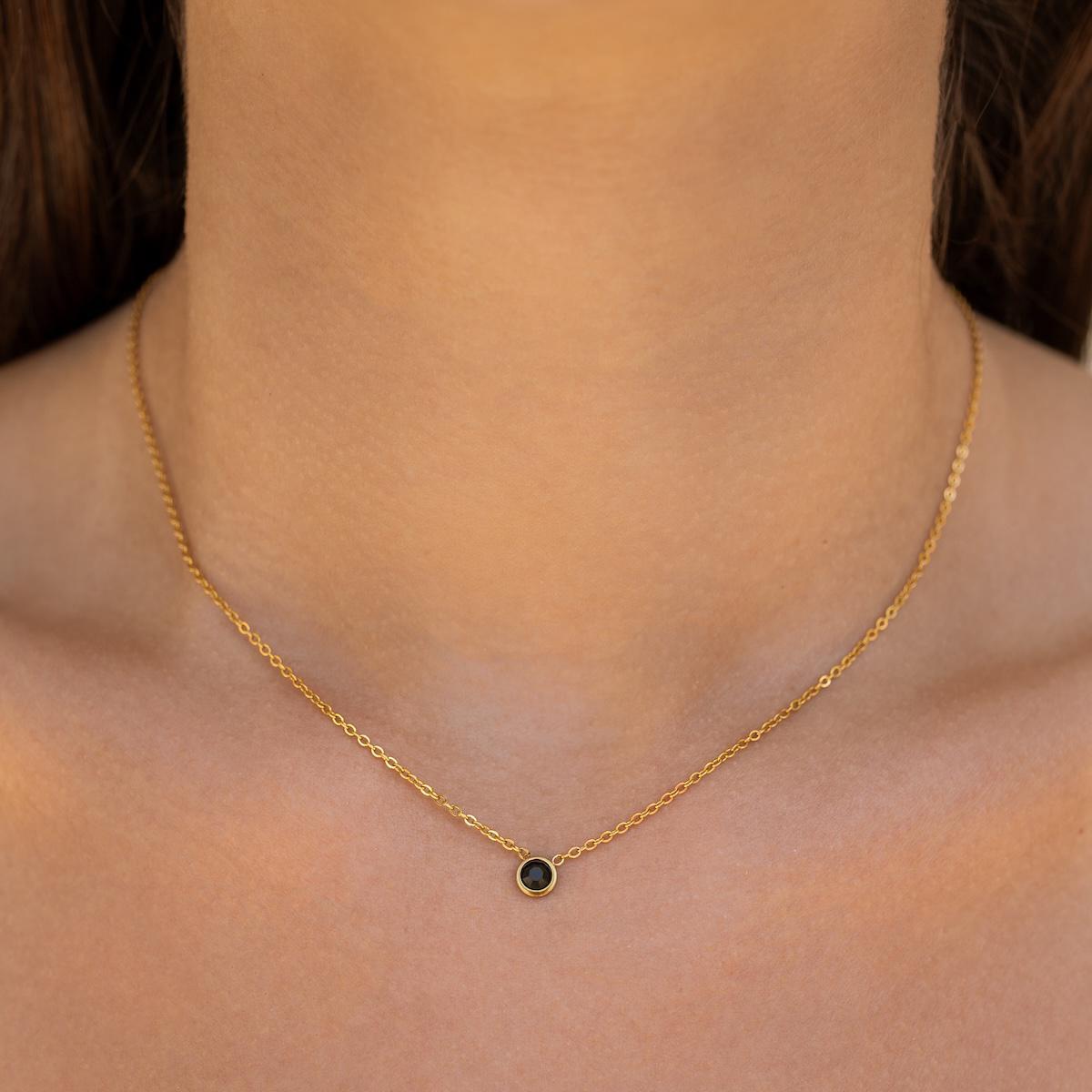 Star Stone Necklace - Birth Stones