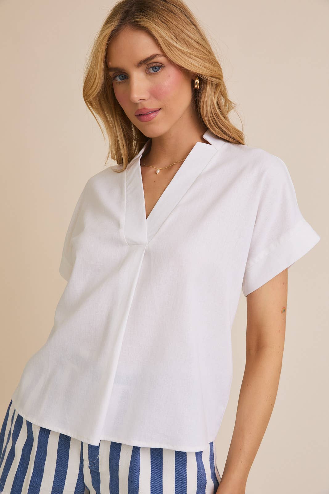 Flare Hem Top