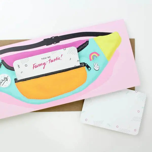 Fanny Pack Birthday Card