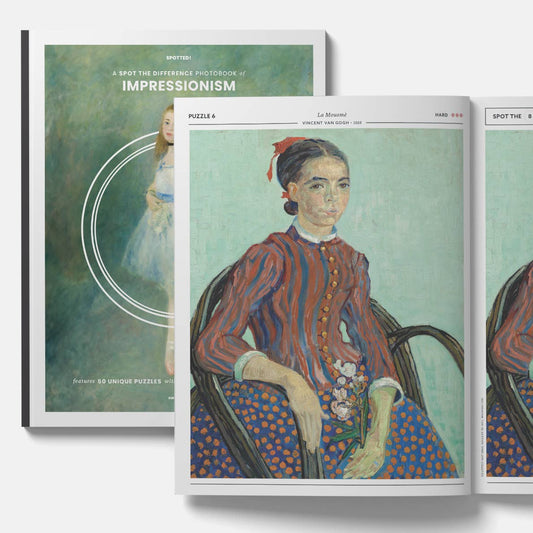 Famous Artwork Spot the Difference Puzzles, Activity Book