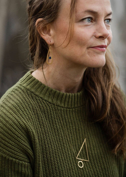 Lapis Teardrop Earrings