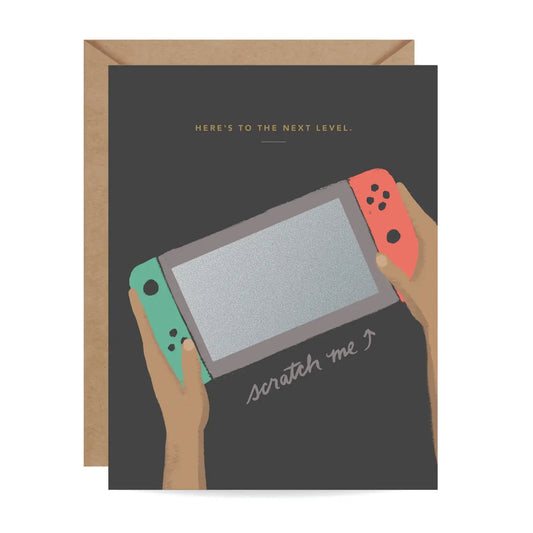 Scratch-off Next Level Birthday Card