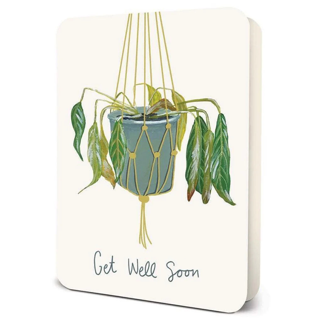 Get Well Soon Plant Greeting Card
