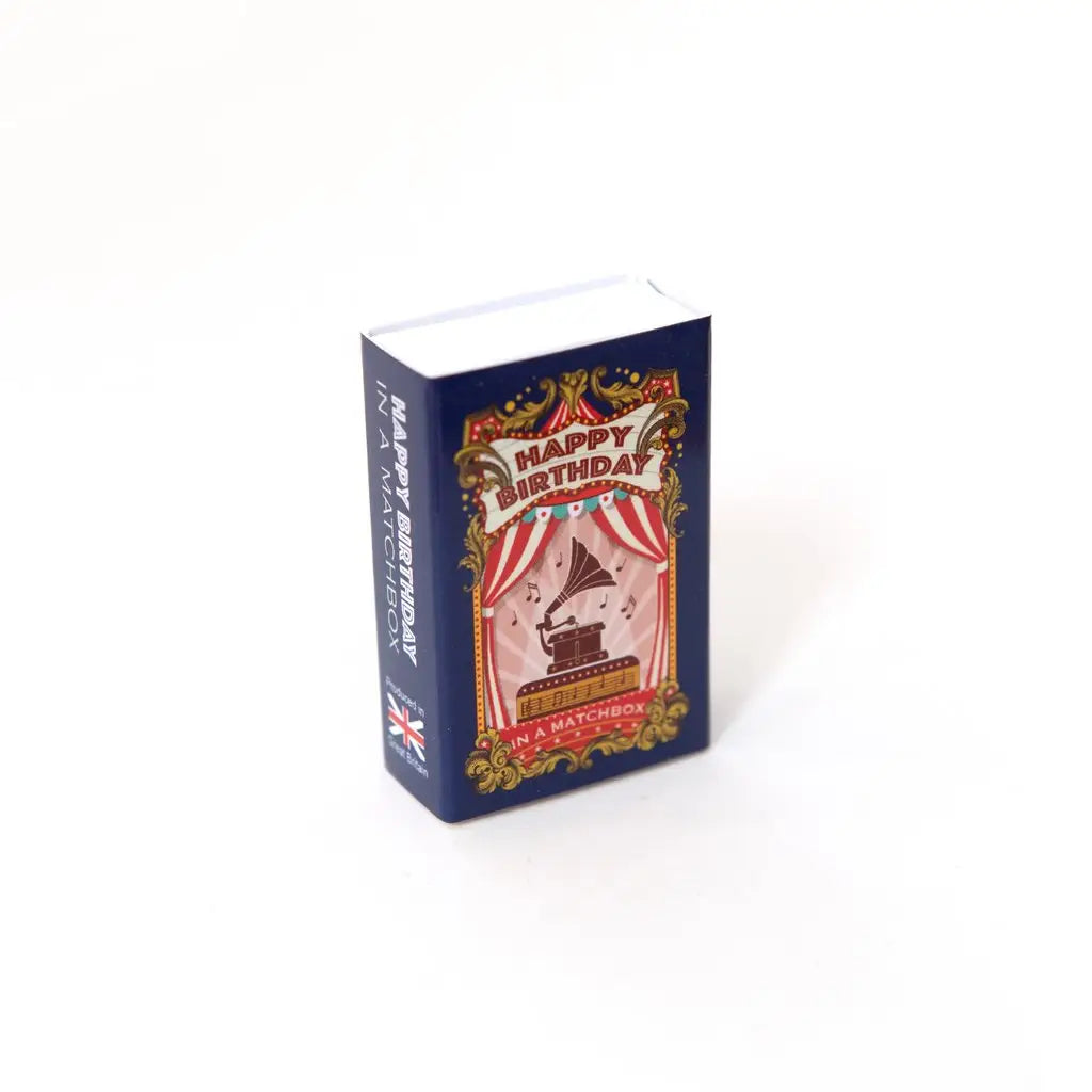 Happy Birthday Music Box In A Matchbox