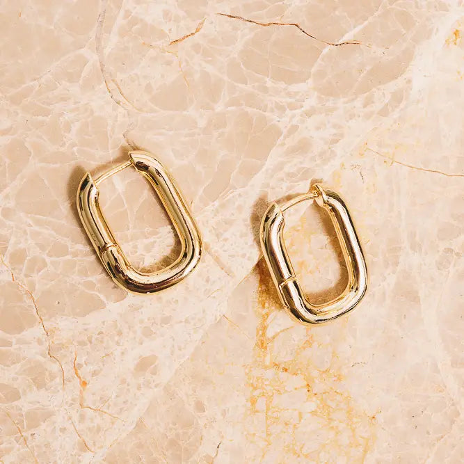 Addie Gold Huggie Hoop Earrings