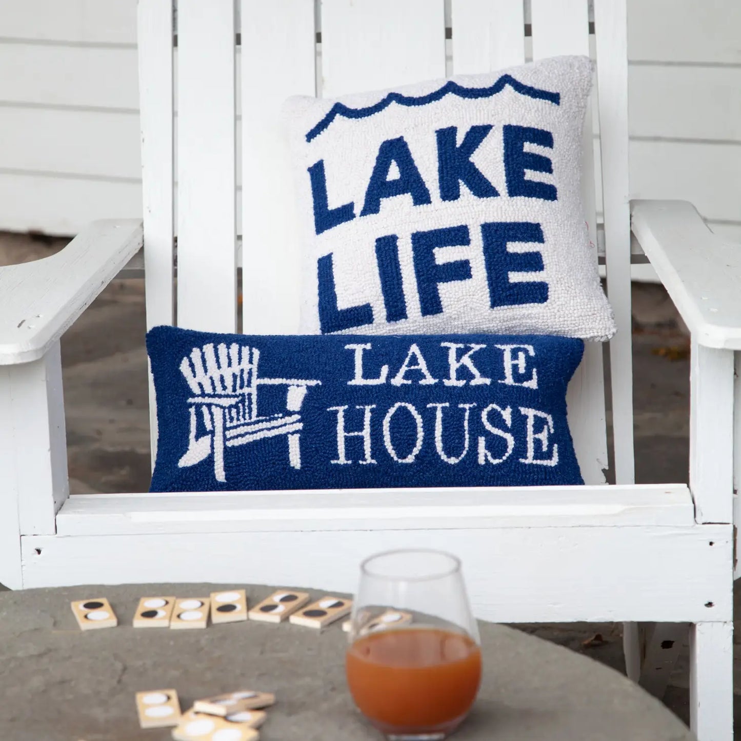 Lake House Hook Pillow