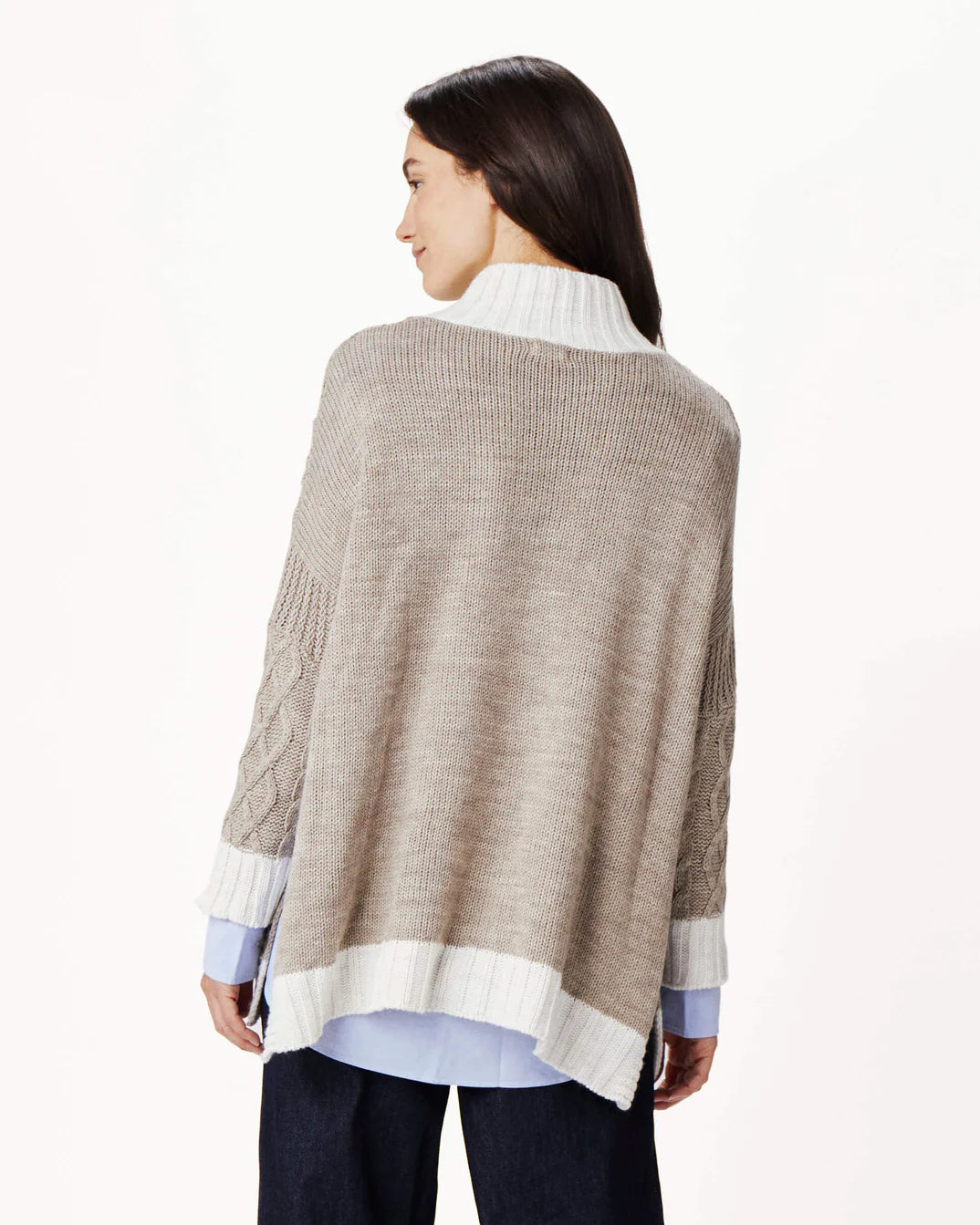 Lisbon Traveler Sweater - Driftwood & Sea Salt