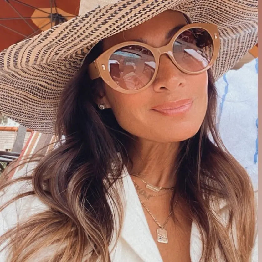 Miramar Natural Melange Straw Hat