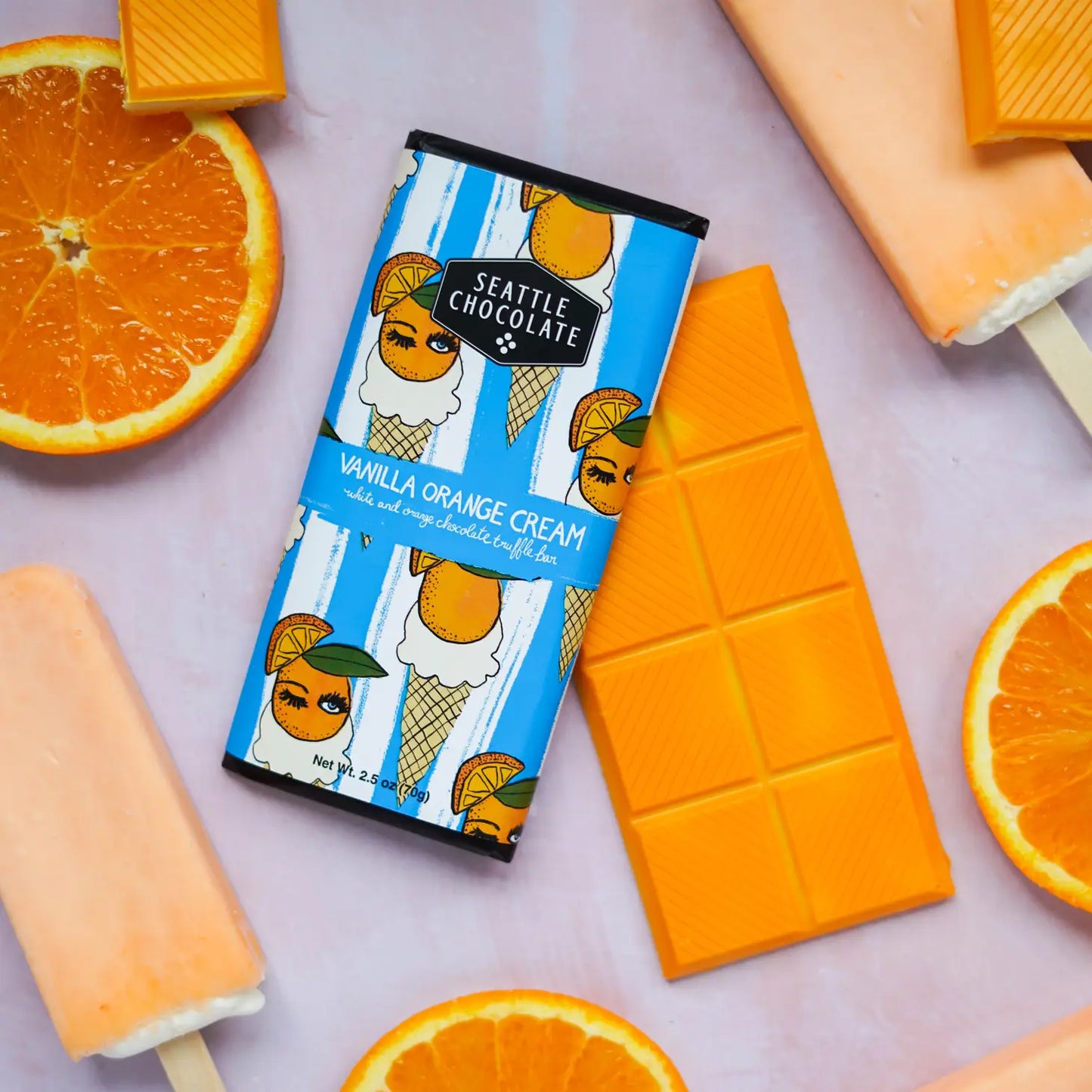 Vanilla Orange Cream Truffle Bar