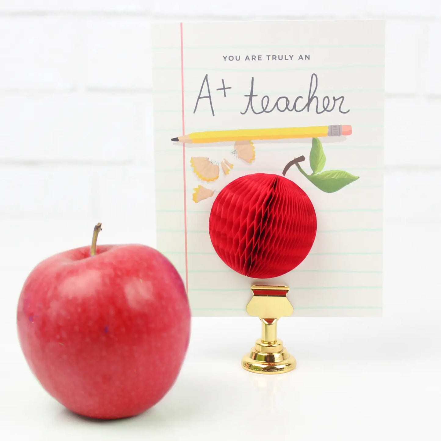 Pop-up A+ Teacher Card