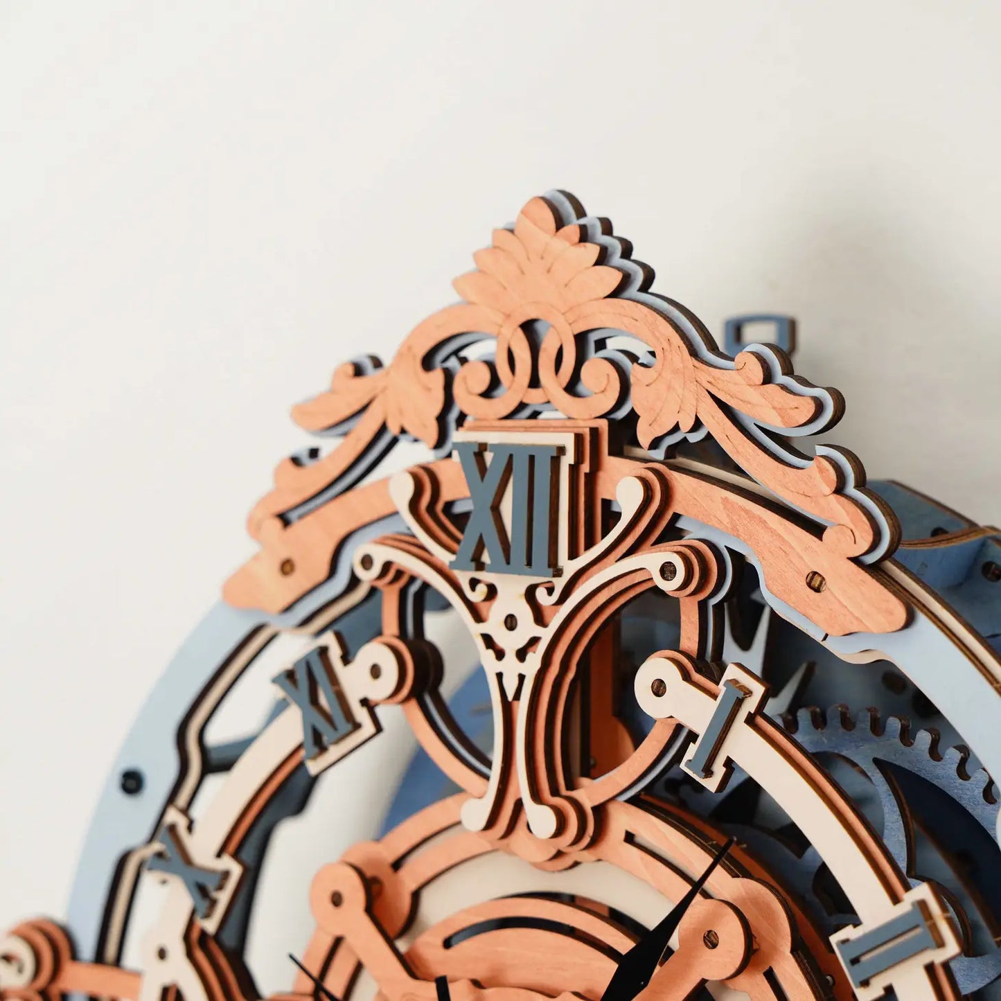 DIY | 3D Wooden Puzzle Wall Clock: Romantic Notes