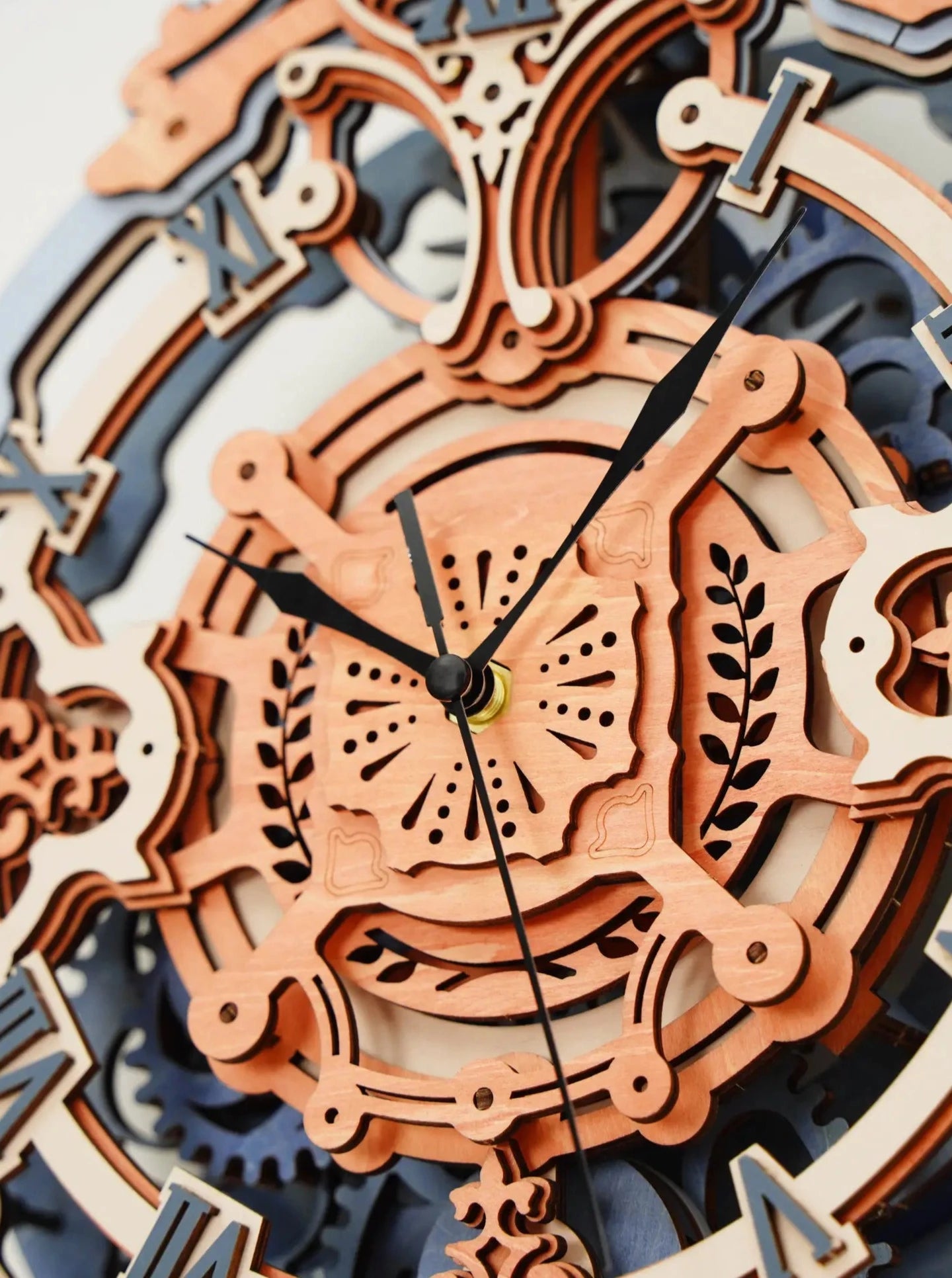 DIY | 3D Wooden Puzzle Wall Clock: Romantic Notes