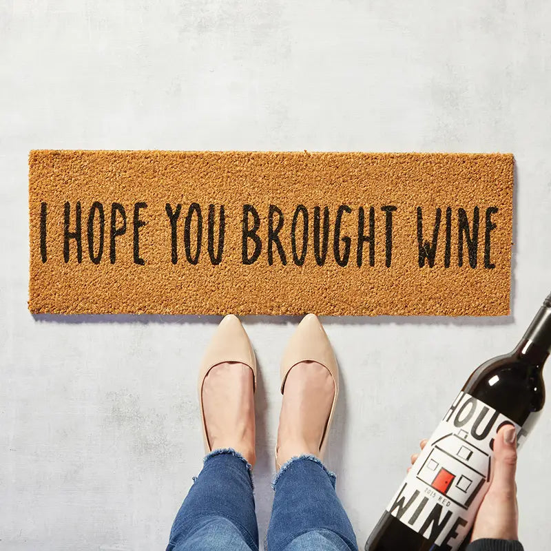Door Mat - Bring Wine